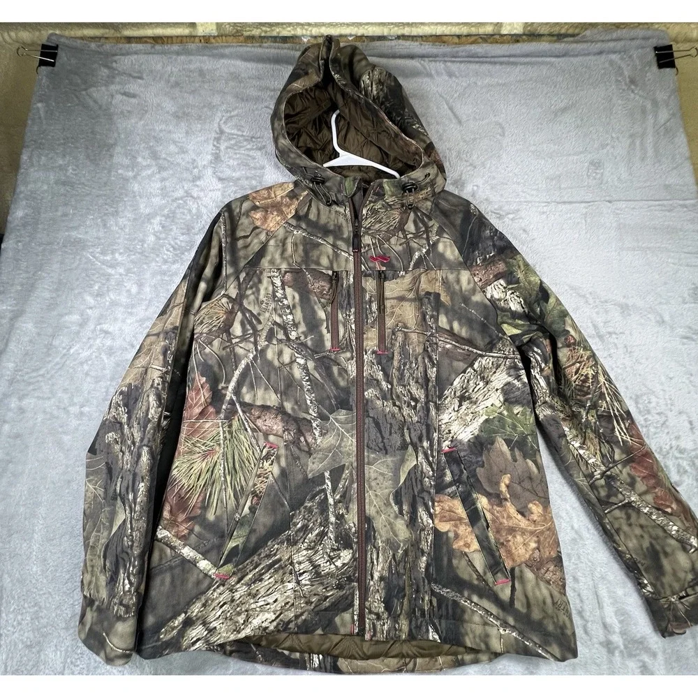 Walls Womens L Camo Insulated Hooded Hunting Gear Pink Accents Gorpcore Workwear - Picture 1 of 13